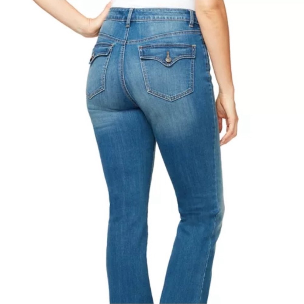 Gloria Vanderbilt Bootcut Jeans in Blue Denim size 8